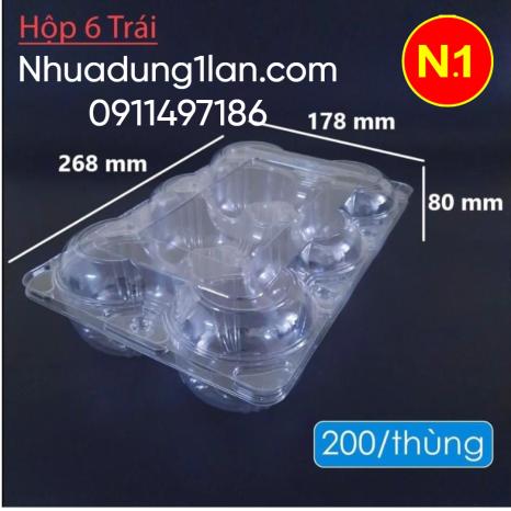 HỘP 6 TRÁI CÂY